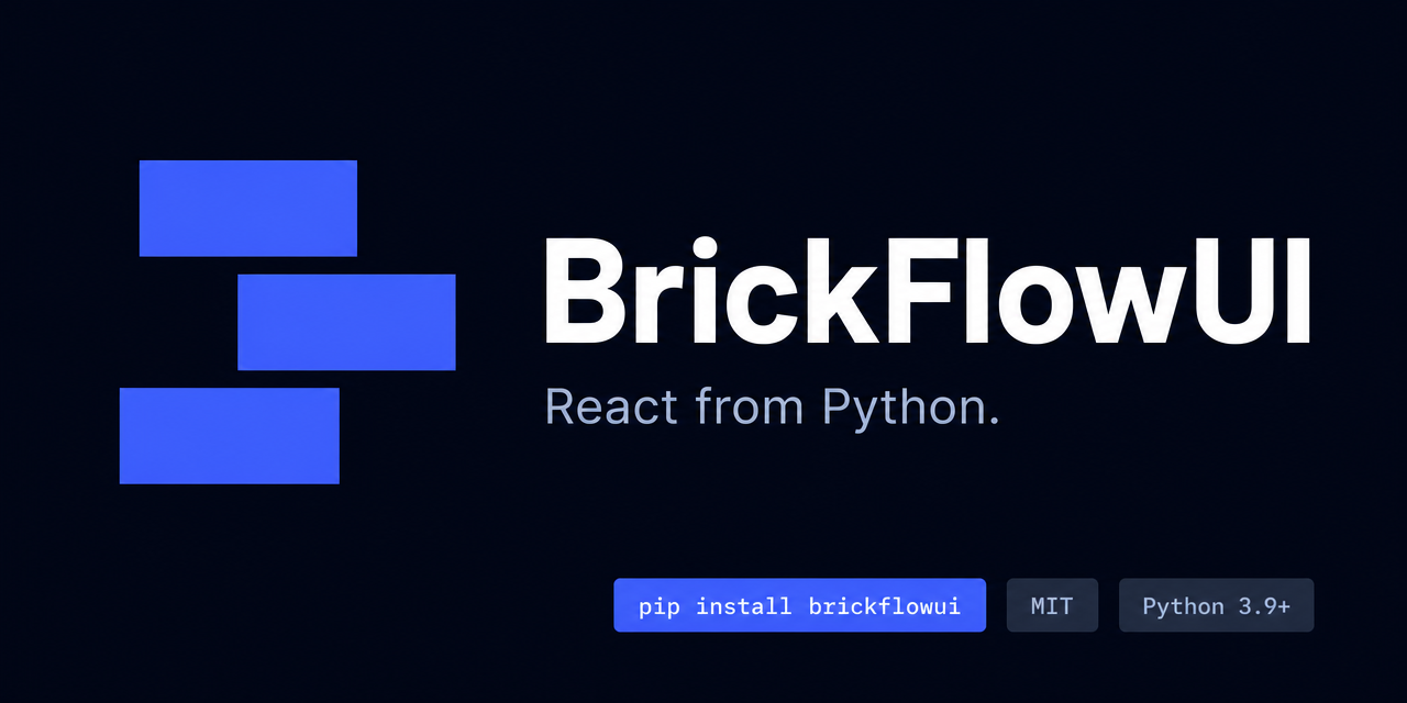 BrickflowUI brand lockup